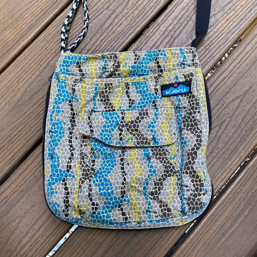 Kavu Cotton Sidewinder Cross Body Bag‎